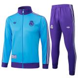 Chándal Real Madrid 2025/26-Bule (Cremallera larga)